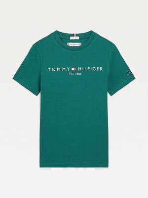 Tommy Hilfiger Essential Organic Cotton Fantje Majice Zelena | TH138BRE