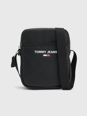 Tommy Hilfiger Essential Perforated Reporter Moški Torbice Črna | TH073BGL