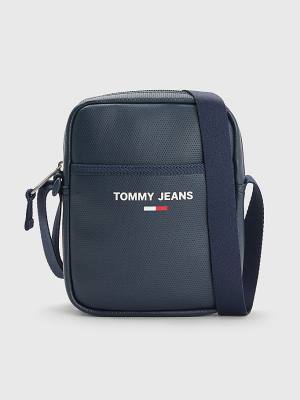 Tommy Hilfiger Essential Perforated Reporter Moški Torbice Modra | TH196JDH