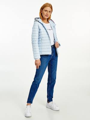 Tommy Hilfiger Essential Removable Hood Down Ženske Jakne Modra | TH258PNS