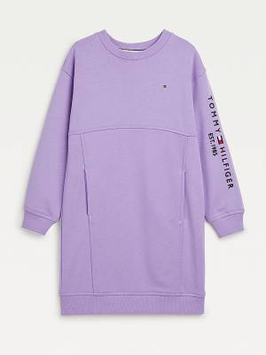 Tommy Hilfiger Essential Sweatshirt Dekleta Obleke Vijolična | TH236TOI