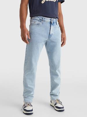 Tommy Hilfiger Ethan Straight Moški Kavbojke Denim | TH821WSA