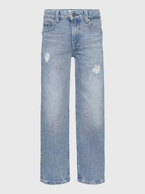 Tommy Hilfiger Girlfriend Faded Distressed Dekleta Kavbojke Denim | TH491PBO