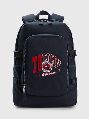 Tommy Hilfiger Heritage Dome Backpack Moški Torbice Modra | TH476ZTS