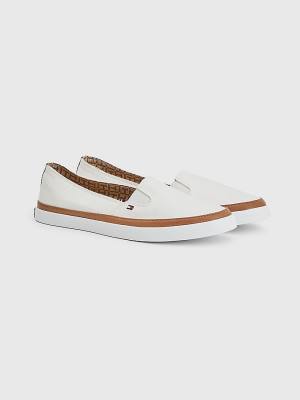 Tommy Hilfiger Iconic Slip-On Ženske Superge Bela | TH765GND