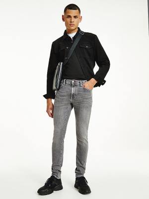 Tommy Hilfiger Layton Extra Slim Moški Kavbojke Denim | TH389JRS