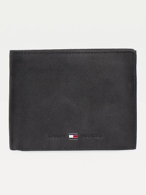 Tommy Hilfiger Leather Credit Card Moški Denarnice Črna | TH386KVG