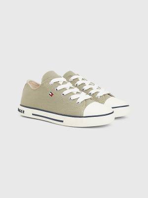 Tommy Hilfiger Low-Top Dekleta Superge Zelena | TH681OYJ