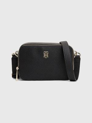 Tommy Hilfiger Monogram Camera Ženske Torbice Črna | TH459TYU