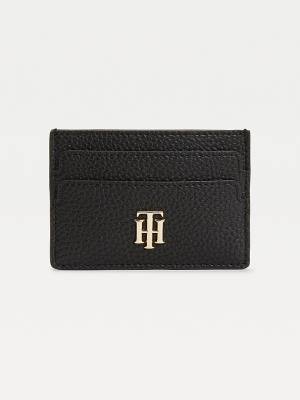 Tommy Hilfiger Monogram Card Holder Ženske Denarnice Črna | TH705VTY