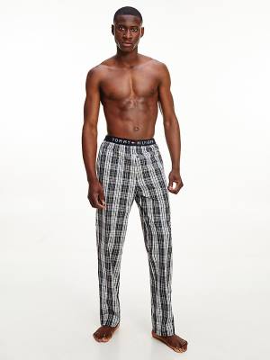 Tommy Hilfiger Original Woven Print Bottoms Moški Pižama Vijolična | TH052VDH