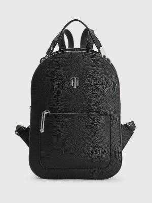 Tommy Hilfiger Pebble Grain Backpack Ženske Torbice Črna | TH916PXO