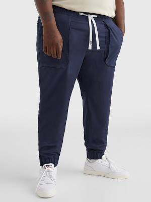 Tommy Hilfiger Plus Scanton Slim Fit Joggers Moški Hlače Modra | TH710CDV