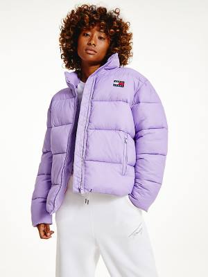 Tommy Hilfiger Recycled Nylon Puffer Ženske Jakne Vijolična | TH158CWH