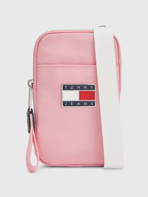 Tommy Hilfiger Recycled Phone Pouch Ženske Denarnice Roza | TH749FPZ