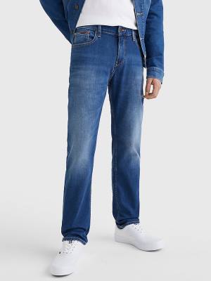 Tommy Hilfiger Ryan Straight Relaxed Fit Faded Moški Kavbojke Denim | TH092WTA