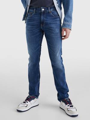 Tommy Hilfiger Scanton Faded Slim Fit Moški Kavbojke Denim | TH295CKF