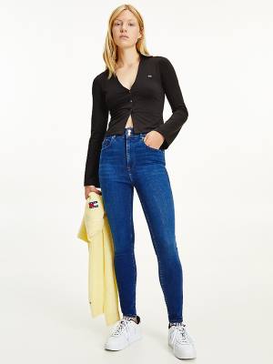 Tommy Hilfiger Shape High Rise Skinny Ženske Kavbojke Denim | TH824OHQ