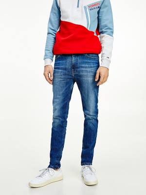 Tommy Hilfiger Simon Skinny Fit Faded Moški Kavbojke Denim | TH380NOB