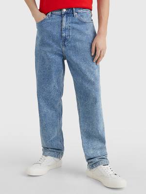 Tommy Hilfiger Skater Relaxed Faded Moški Kavbojke Denim | TH149LVF