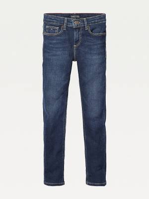 Tommy Hilfiger Slim Fit Dekleta Kavbojke Denim | TH473GPK