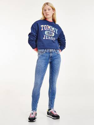 Tommy Hilfiger Sophie Low Rise Skinny Faded Ženske Kavbojke Denim | TH593AVJ