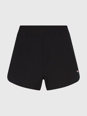 Tommy Hilfiger Sport Stretch Woven Ženske Kratke Hlače Črna | TH624YGW