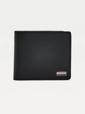 Tommy Hilfiger TH Business Leather Moški Denarnice Črna | TH589LGF