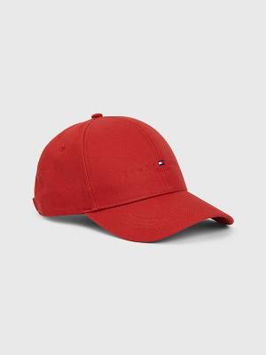 Tommy Hilfiger TH Established Baseball Cap Moški Kapa Rdeča | TH614WBP