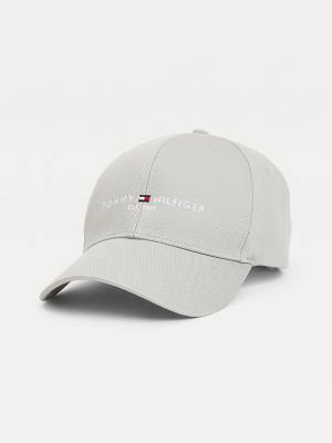 Tommy Hilfiger TH Established Baseball Cap Moški Kapa Siva | TH745OIS