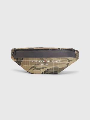 Tommy Hilfiger TH Established Camouflage Crossbody Moški Torbice Zelena | TH579PWT