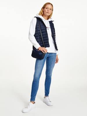 Tommy Hilfiger TH Flex Como Mid Rise Skinny Faded Ženske Kavbojke Denim | TH508SZA