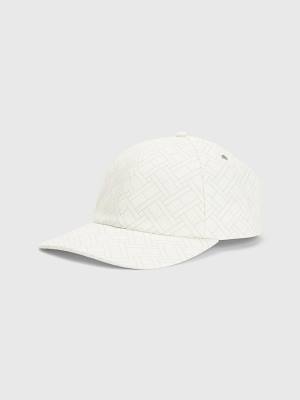 Tommy Hilfiger TH Modern Signature Embroidery Cap Moški Kapa Bela | TH728SNL