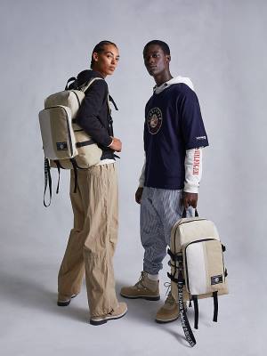 Tommy Hilfiger TOMMYXTIMBERLAND Reimagined Backpack Moški Torbice Kaki | TH258XVY