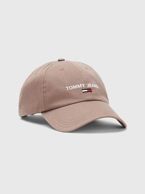 Tommy Hilfiger Tommy Jeans Flag Cap Moški Kapa Siva | TH436BYU