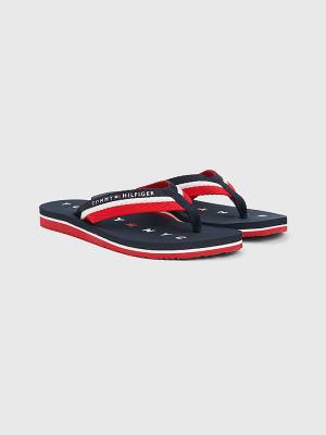 Tommy Hilfiger Webbing Beach Ženske Sandali Modra | TH237GCX